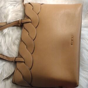 Nine West shoulder bag tan 9 1/2"x12"x5 1/2"